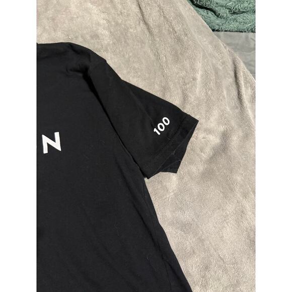 Peloton Crew Neck Black T-Shirt Size Medium Century Unisex 100%‎ Cotton Causal - Picture 6 of 6